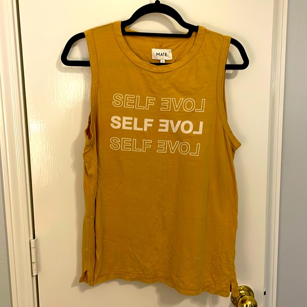 Mate the label self love tank